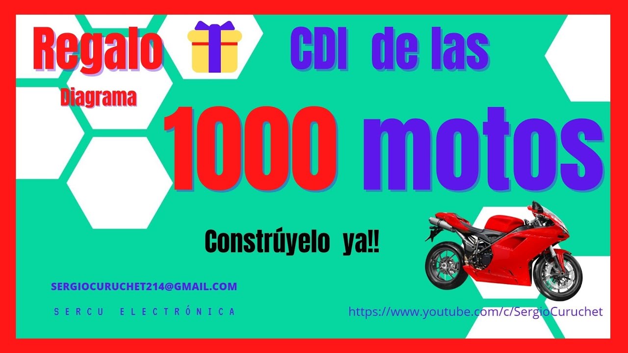 Como hacer un CDI casero de moto!!. Regalo diagrama y video paso a paso. Chau Platino!!👍