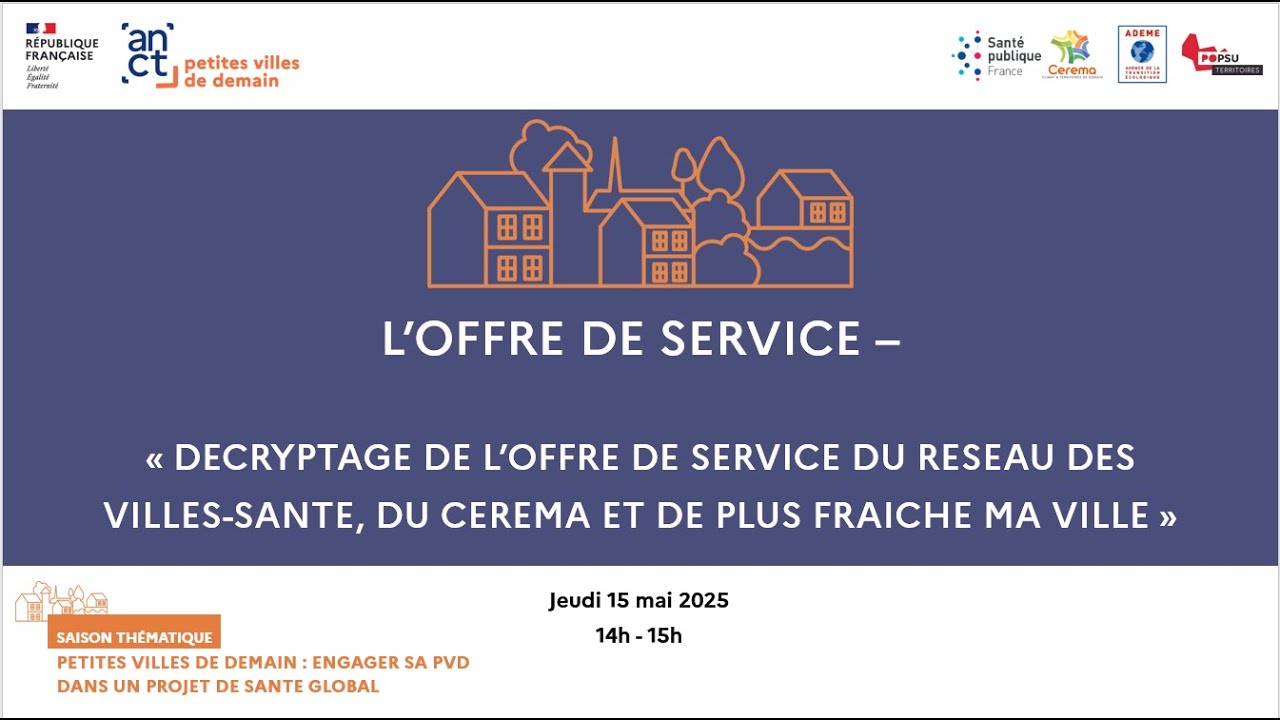 Saison thématique santé - Décryptage de l'offre de service (22/05/2025)