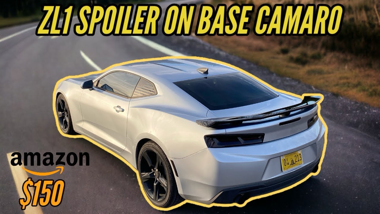 6th Gen Camaro Amazon ZL1 Spoiler Install (Too Cheap?)