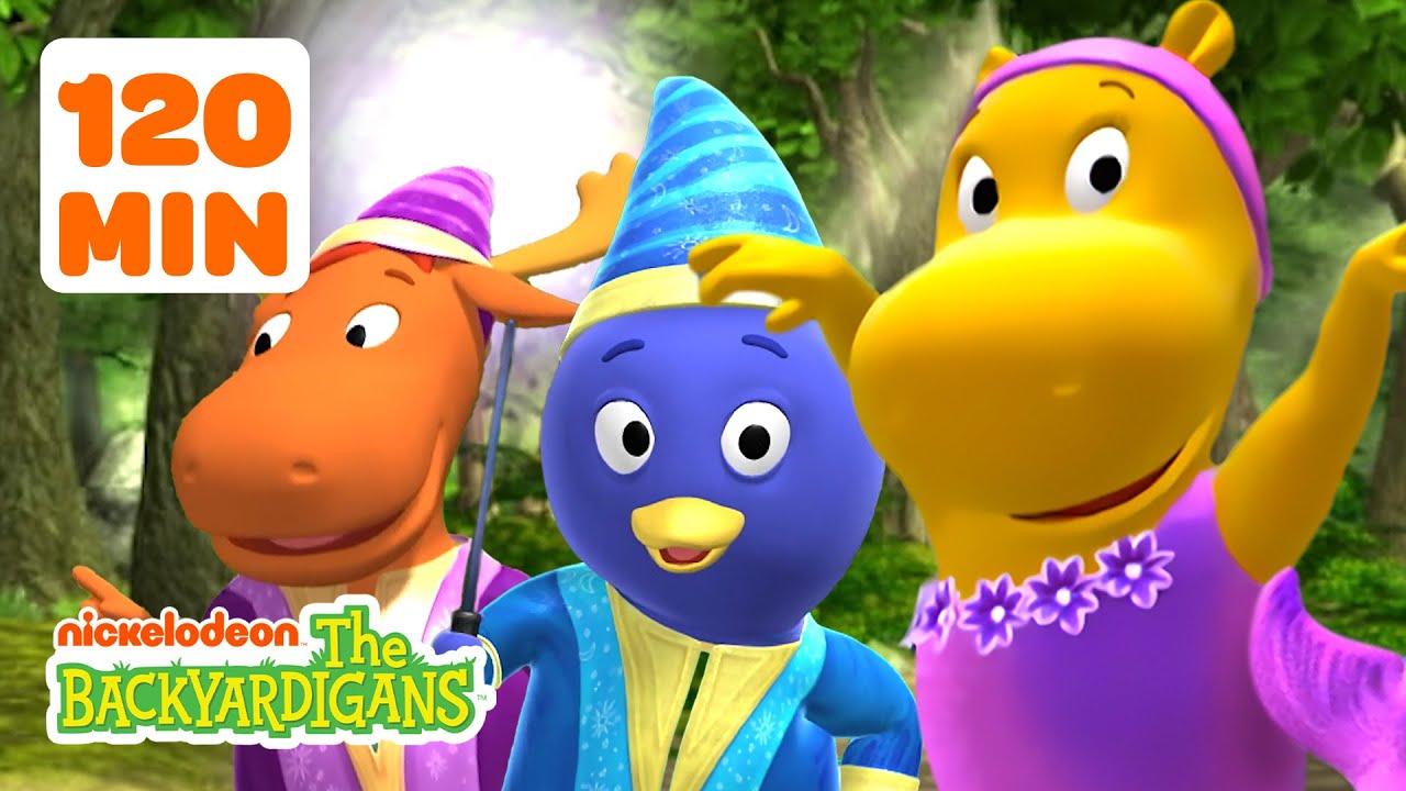 Mermaid Tasha + Wizards Pablo & Tyrone Magical Adventures! w/ Uniqua | 2 Hours | The Backyardigans