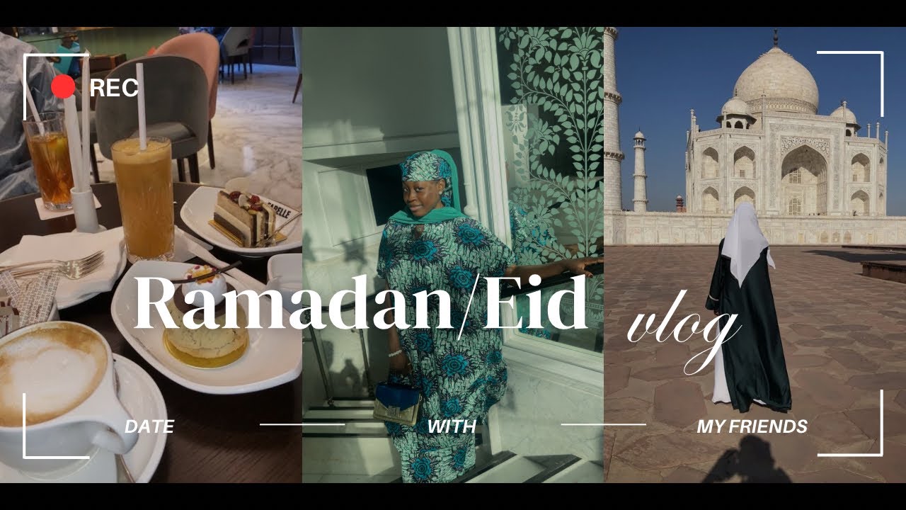 Eid vlog|| last days of Ramadan, Eid, hang out with friends. #fypyoutube #eid #delhi  #tajmahal 