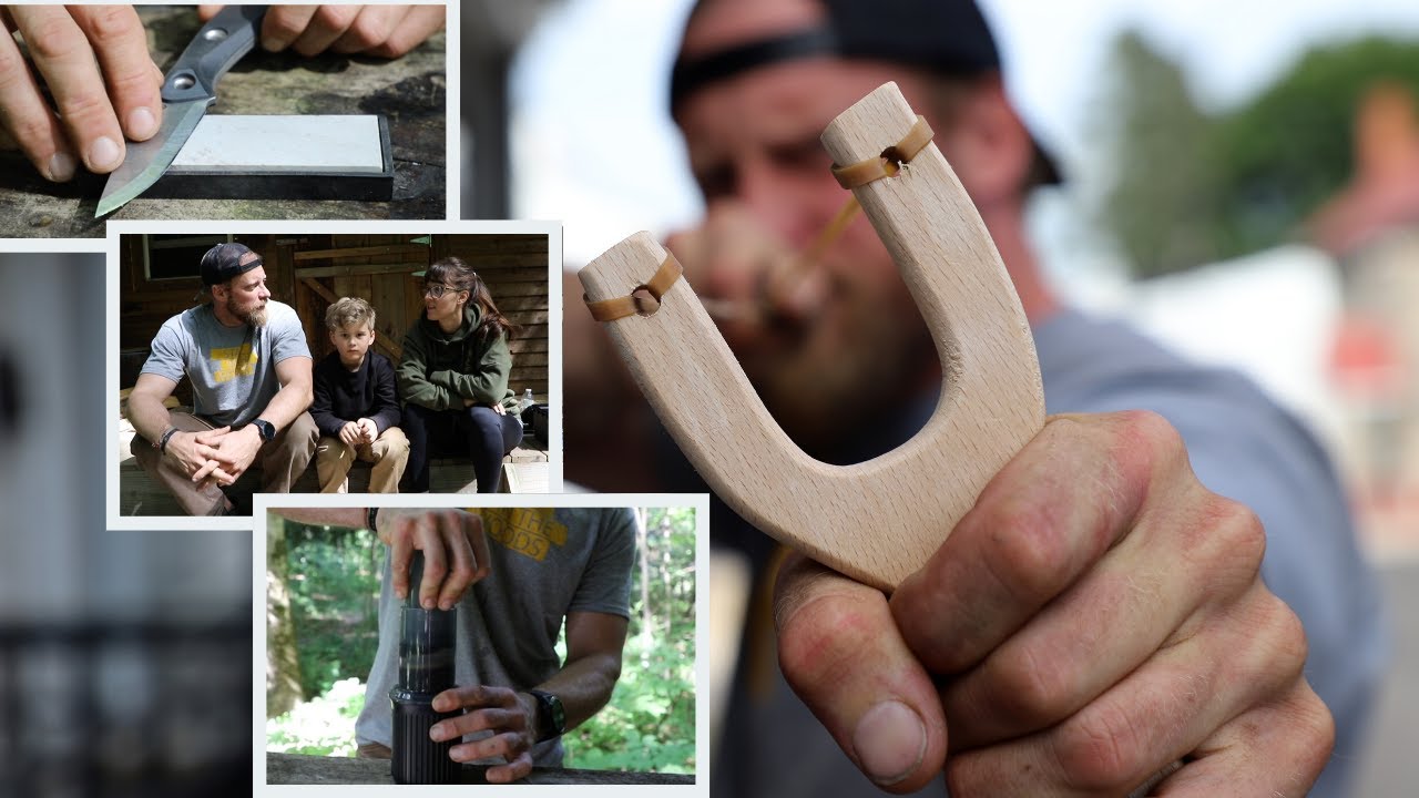 Sling Shots, Sharping Stones, Camp Coffee, and the Coalcracker Crew Camping: Cabin Life