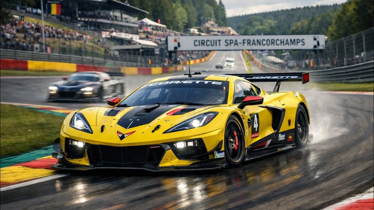 Awesome racing at spa