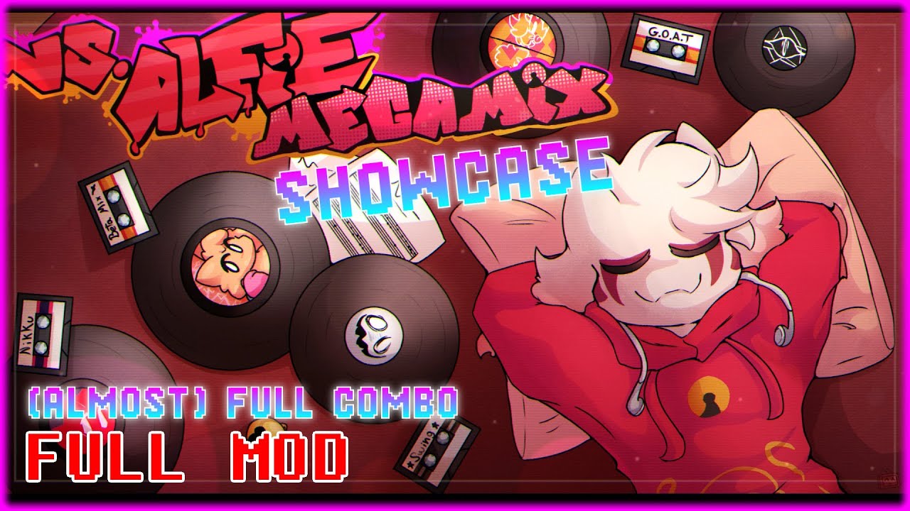 Vs. Alfie - Megamix! (A Celebratory Mod for Vs. Alfie!) Showcase | (Almost) Full Combo (Hard) | FNF