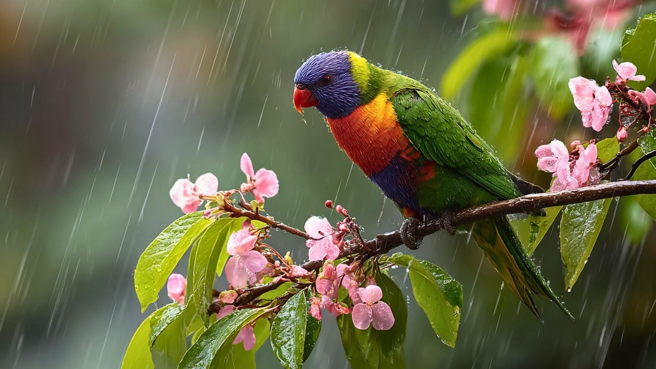 🌺 Relax with Piano Music & Birds - Ideal for Anxiety Relief & Sleep 🌼💫🎼