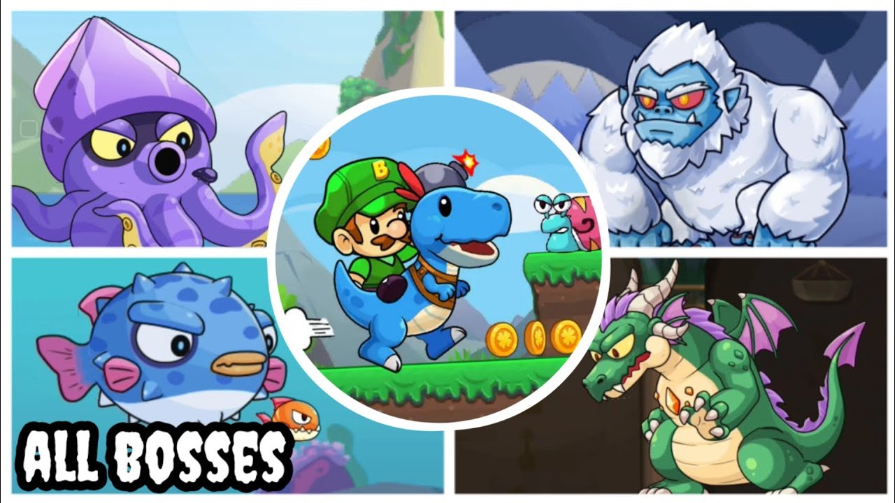 Barry World Adventure - all bosses