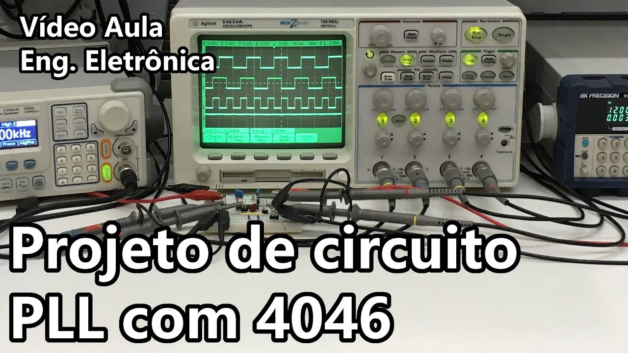 PROJETO DE CIRCUITO PLL COM 4046 | Vídeo Aula #265