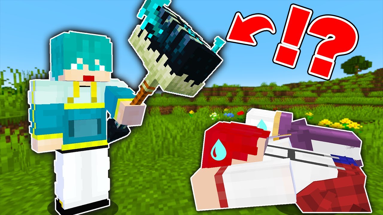 【マイクラ】最強のモブ武器が作れる世界でPVP！！【マインクラフト】