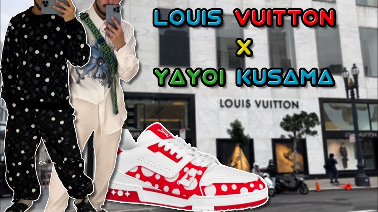 LOUIS VUITTON X YAYOI KUSAMA San Francisco Union Square shopping vlog / unboxing