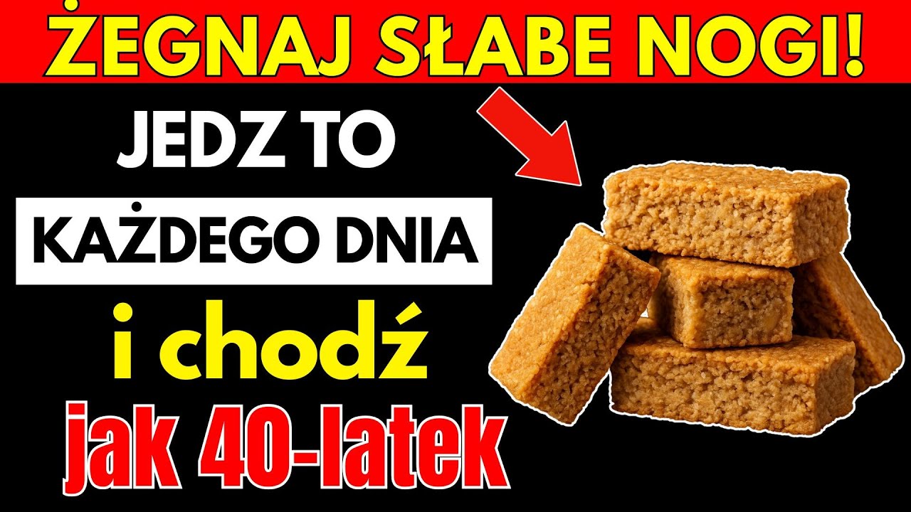 Chcesz mieć silniejsze nogi nawet w wieku 90 lat? Jedz TO każdego dnia