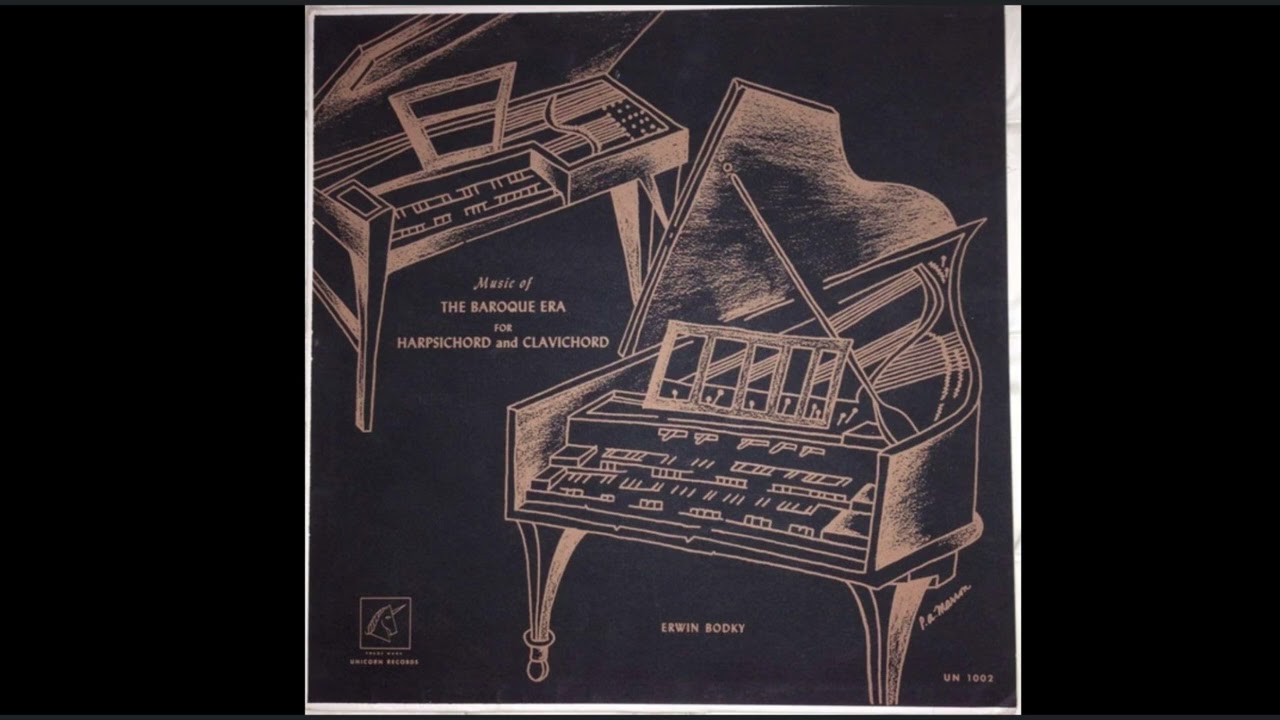 Music of the Baroque Era for Harpsichord and Clavichord - Erwin Bodky