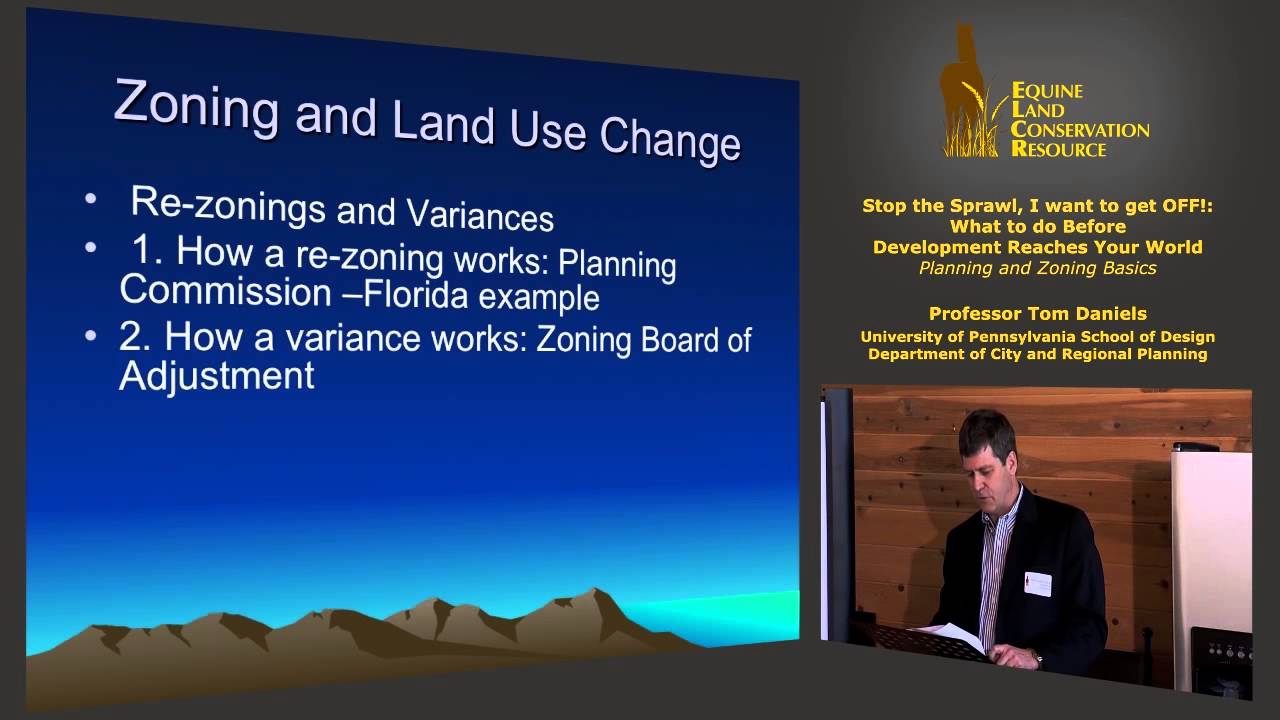 Zoning Changes and Variances (excerpt) [runtime 4:30]