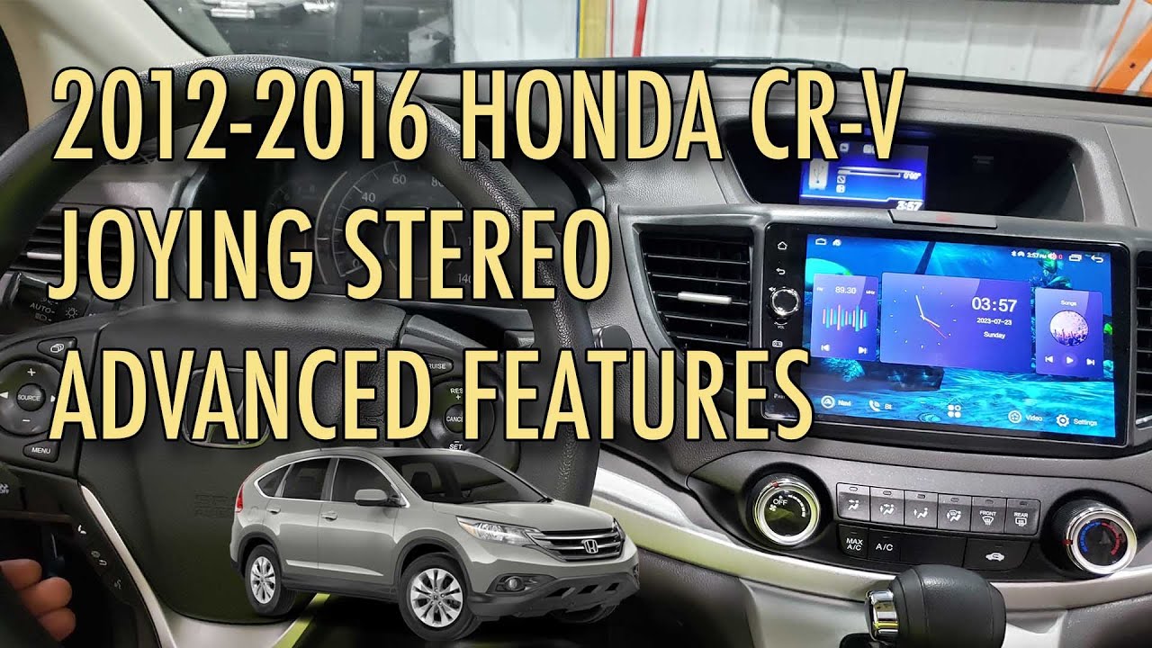 2012-2016 HONDA CRV JOYING ANDROID NAVIGATION UPGRADE ADVANCED OPTIONS INSTALLATION - PHONE CONTROLS