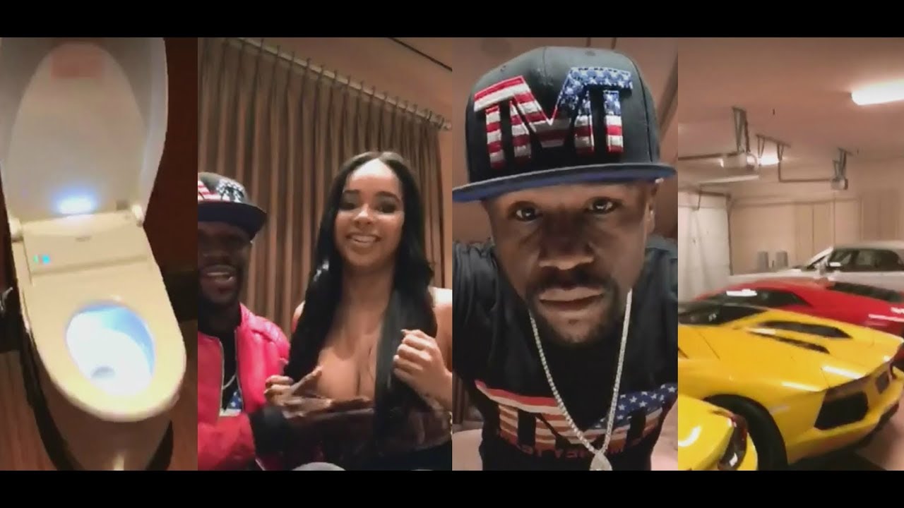 FLOYD MAYWEATHER SHOW LUXURY HOUSE LIVE!