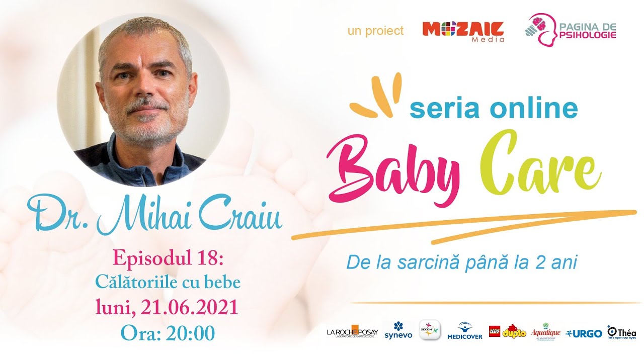 BabyCare (ep. 18) cu dr. Mihai Craiu: Călătoriile cu bebe