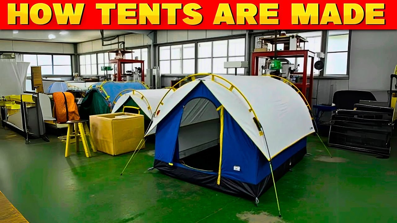How Tents Are Made: From Fabric to Finished Product #TentManufacturing #FabricationTV