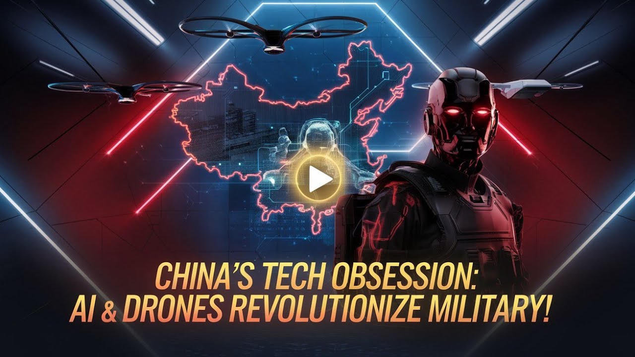 China&rsquo;s Tech Obsession: How AI & Drones Are Revolutionizing Its Military!