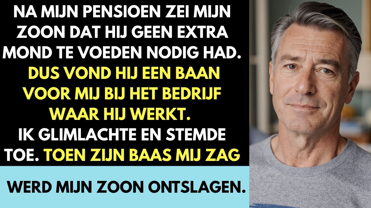 “Ik wil geen extra mond voeden,” zei mijn zoon. Hij vond werk voor me. Ik glimlachte. Maar…
