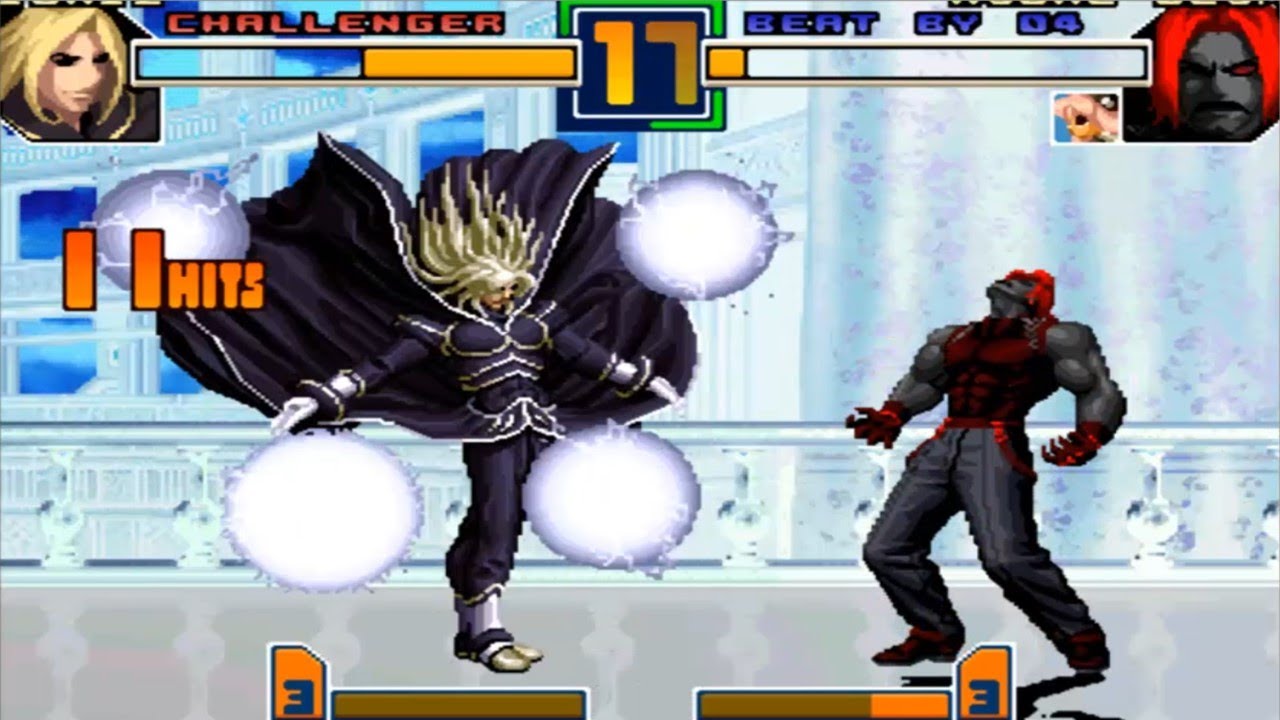 KOF 2001 ALL BOSSES [真战栗的贵公子] VS Xiao pingtou[小平头] 킹 오브 파이터 2001