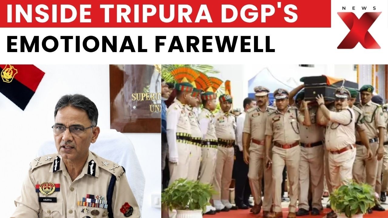 Tripura DGP Death: Mortal Remains of Anurag Dhankar Brought to UP Residence | NewsX
