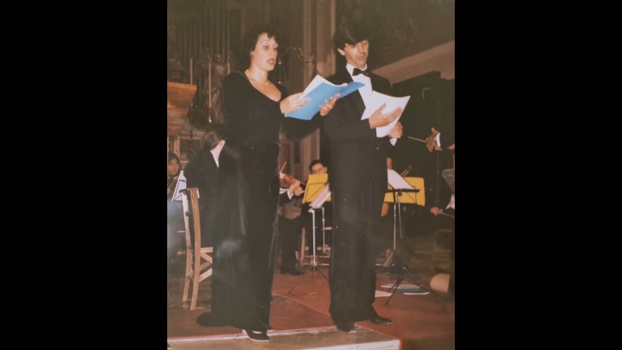 Raffaella Benori, Enrico Martignon - Salve Regina Anonimo VIII sec dirige Claudio Martignon
