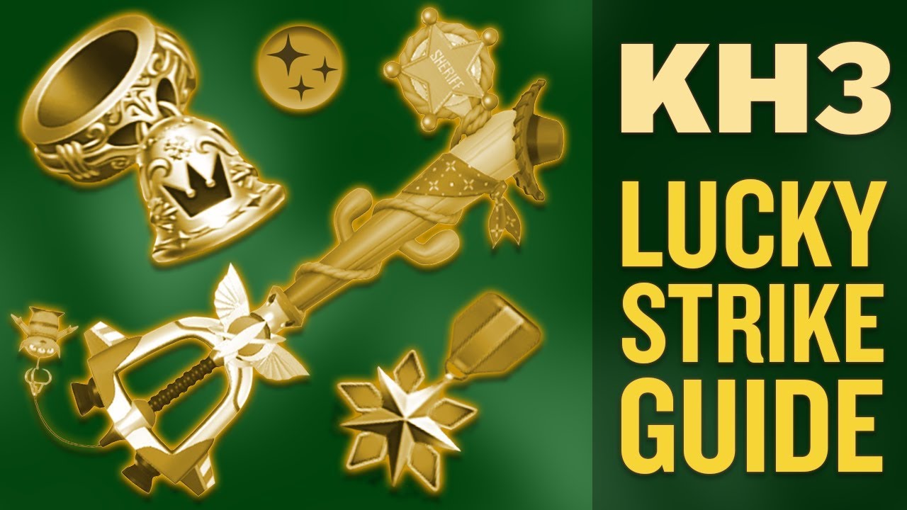 Kingdom Hearts 3 - Lucky Strike Ability Guide (Farm Items Faster in KH3)