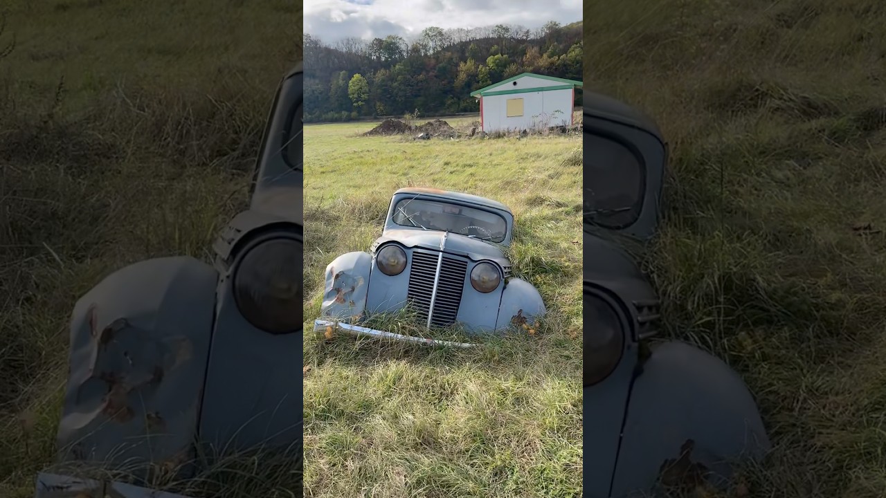 Wie konnte dieser VERLASSE OLDTIMER so TIEF im BODEN versinken 😱 #oldtimer #lostplace #urbex #nrw