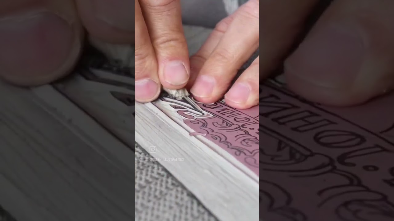Linocut prints demo. #art #linocutprint #linocut #tutorial
