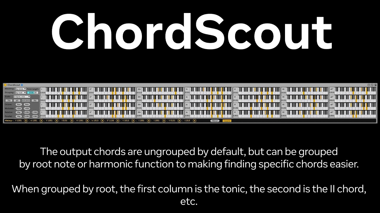 ChordScout Max4Live MIDI Chord Explorer