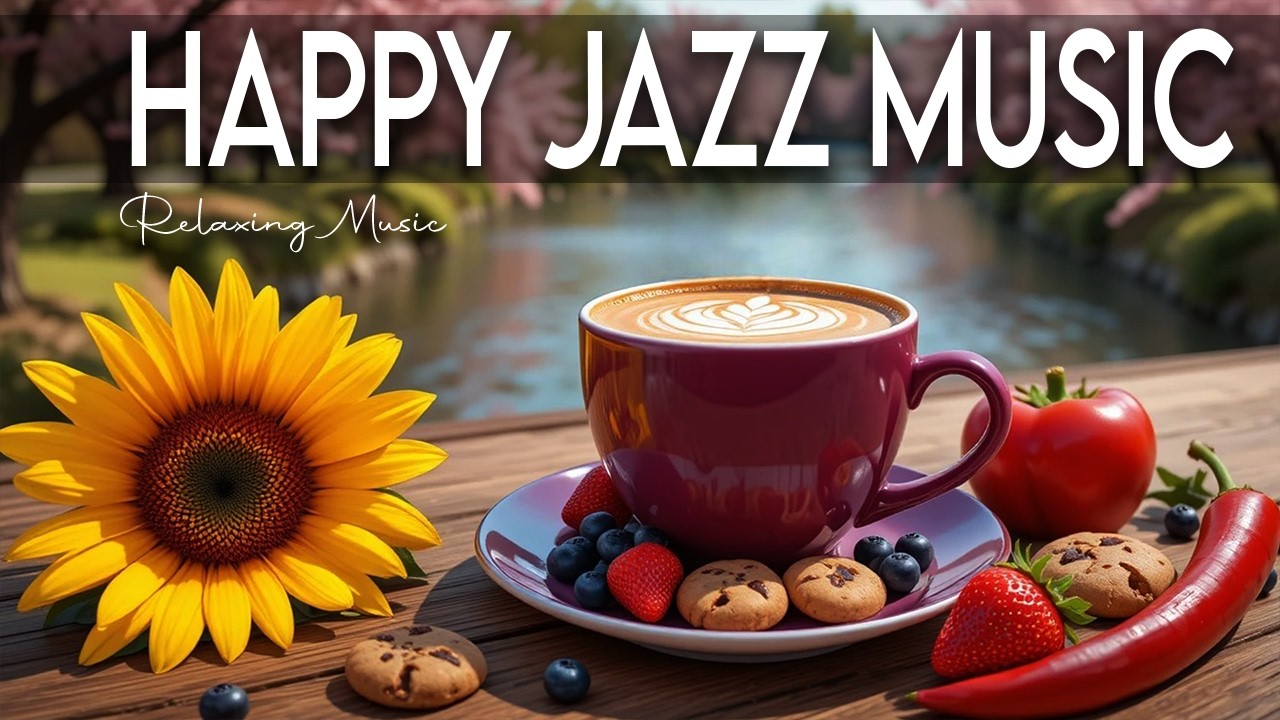 Happy Jazz Music ☕ Bossa Nova instrumental for Happy Moods, Work & Study