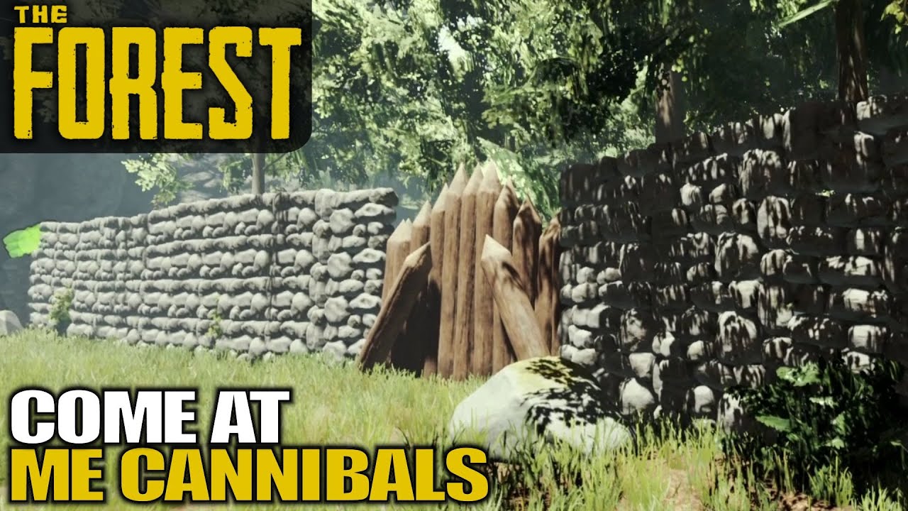 Huge Intimidating Defensive Wall | The Forest Gameplay | E25