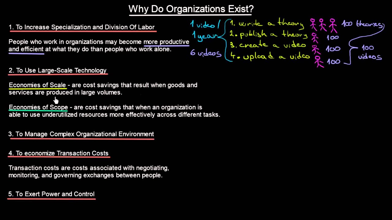 Why Do Organizations Exist | Introduction To Organisations | MeanThat
