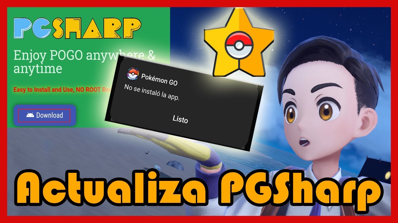 Soluccion Actualizacion PGSharp 1.159.0.0.321 Android