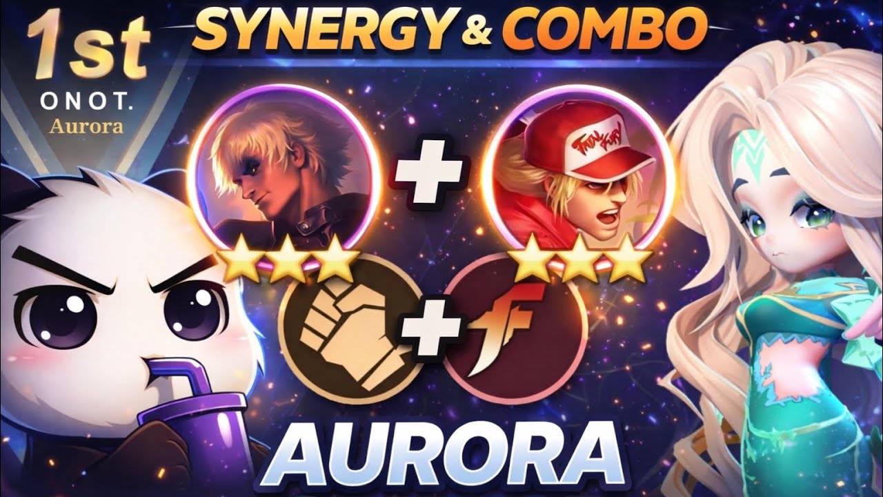 GUSION 3⭐️ X PAQUITO 3⭐️ AURORA GAMEPLAY - MAGIC CHESS GOGO