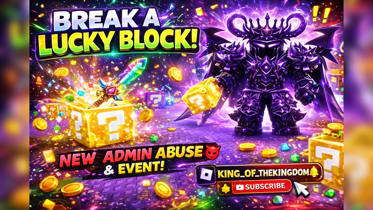 Break a Lucky Block Roblox | Special Event 💘 NEW DJ BLOCKS EVENT 😱 (ADMIN ABUSE) GOT CRAZY BRAINROT 
