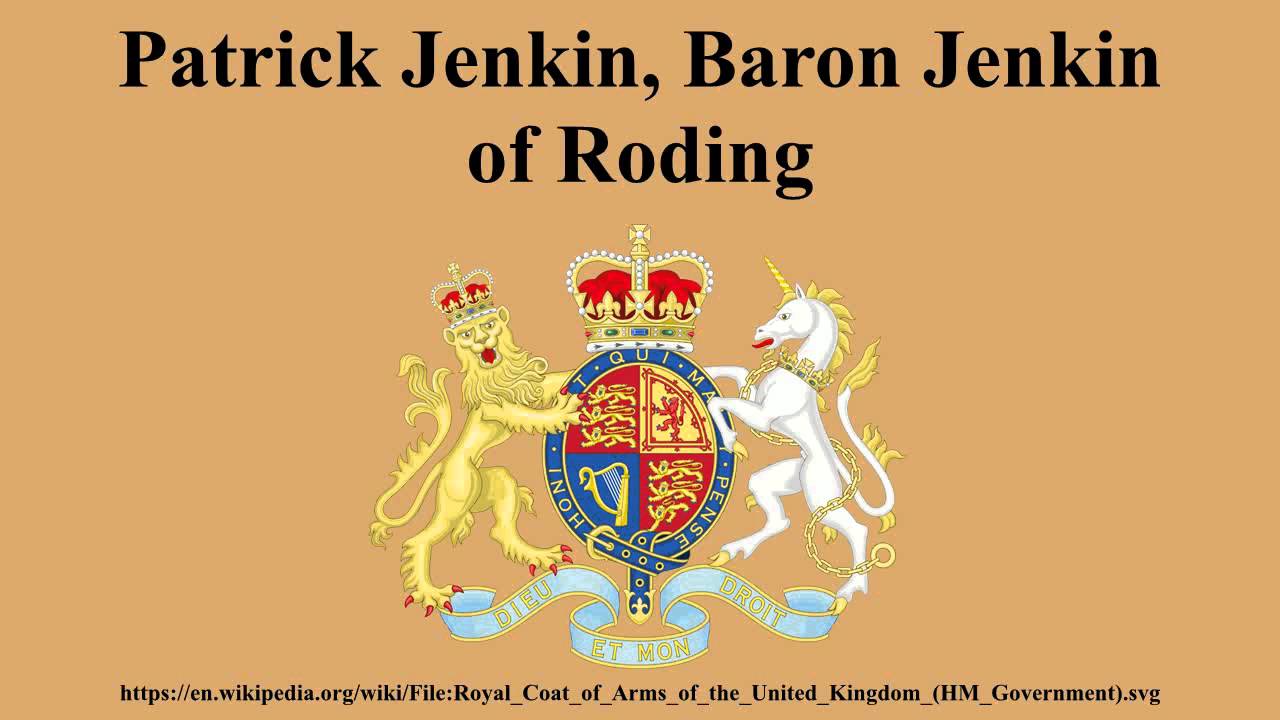Patrick Jenkin, Baron Jenkin of Roding