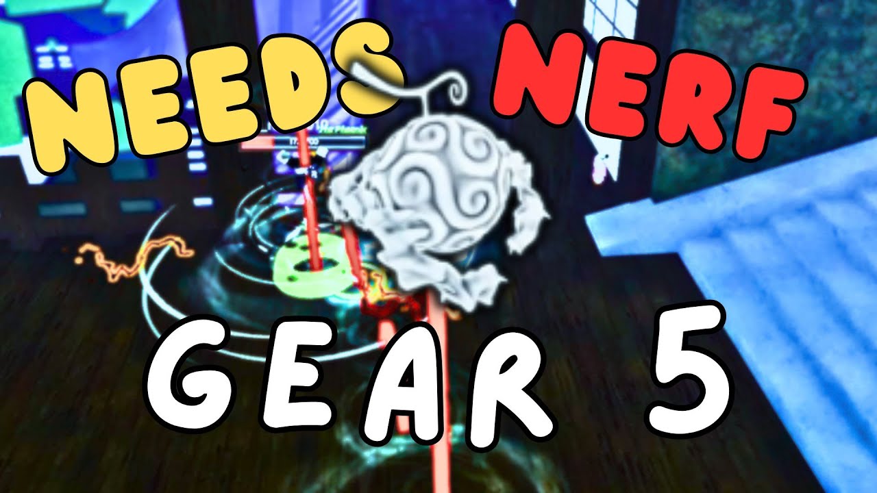 Fruit Battlegrounds Gear 5 / Nika Wano Bounty Hunting PVP - NEEDS A NERF