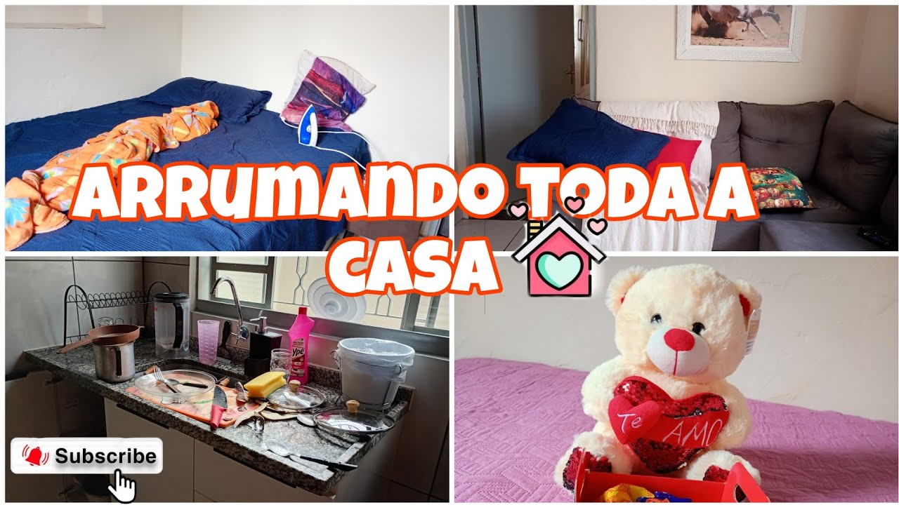 Arrumando toda a casa para a chegada dos meus pais ♥️