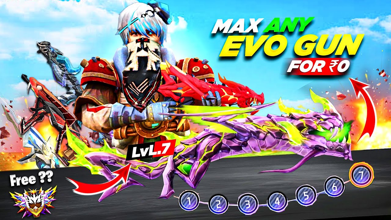 All Evo Gun Max At 0 ₹ 🔫 | M1014 Max 💀 MP40 Max 🤯 AK47 Max 🔥 - Oshan Gaming