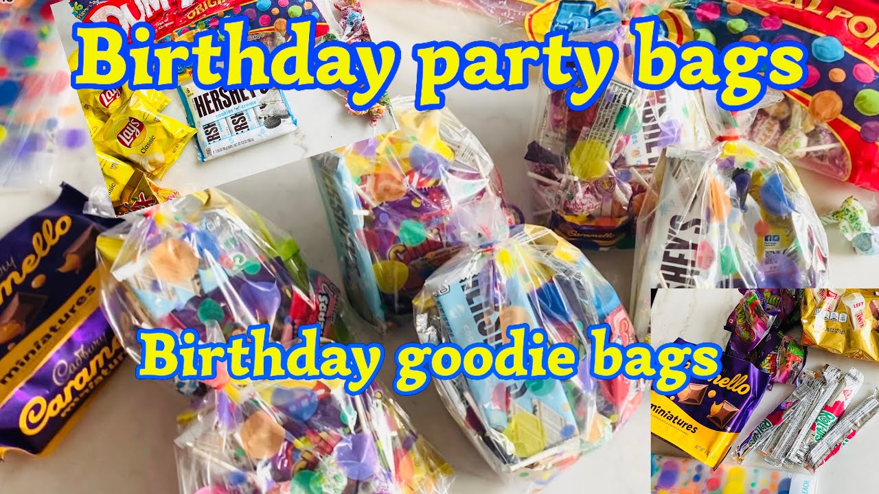 Goodie bags for birthday party | goodie bags | birthday party bags | birthday goodie bag ideas