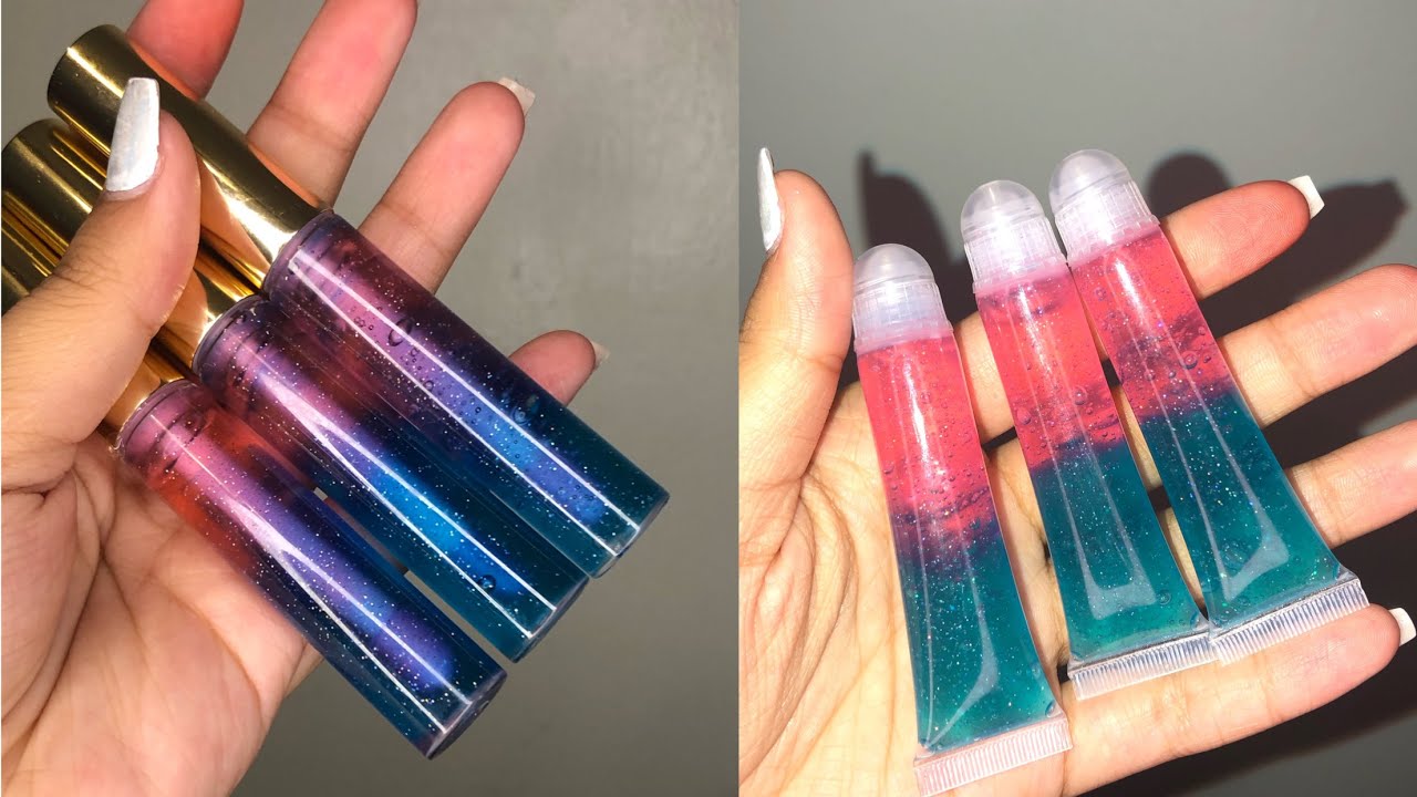 Step by Step: How to make Cotton candy Lipgloss 🍭
