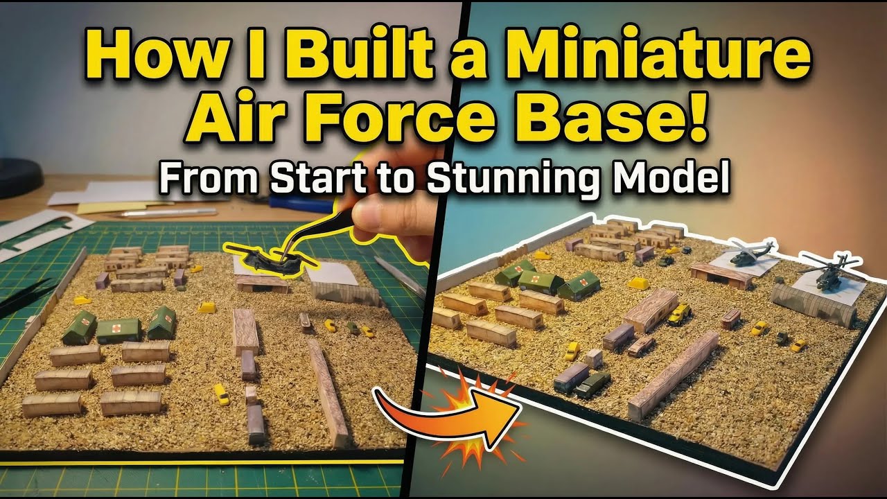 How I Built an Ultra-Realistic MODEL AIR FORCE BASE!