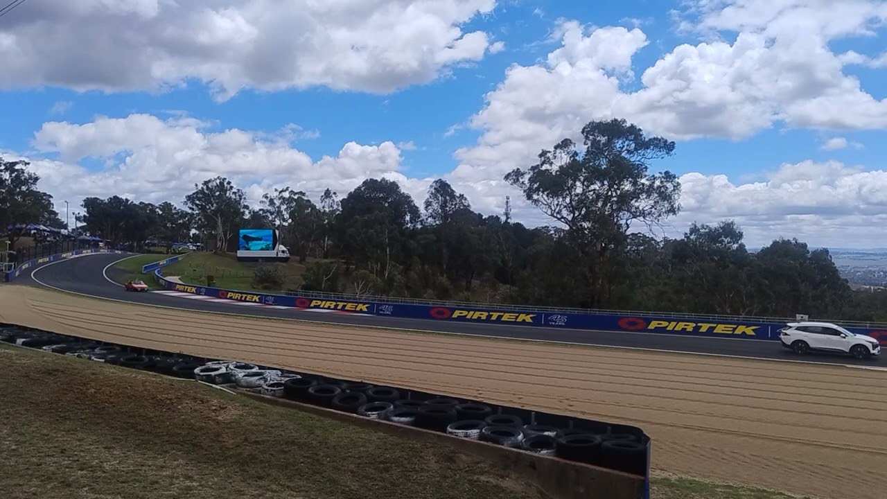 Bathurst 12 hour 2026 - Display car parade lap (includes wind and random bogan shouting)