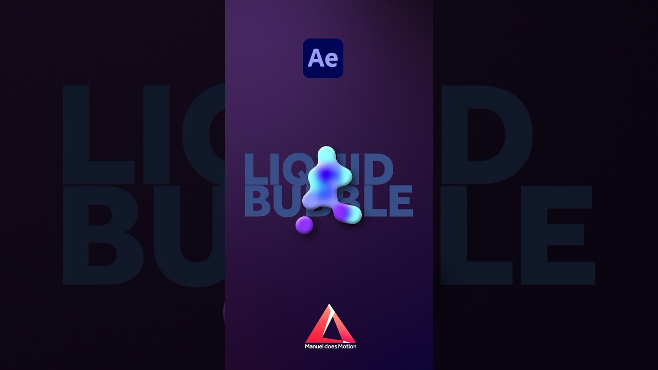 Create a liquid bubble in After Effects | Tutorial
