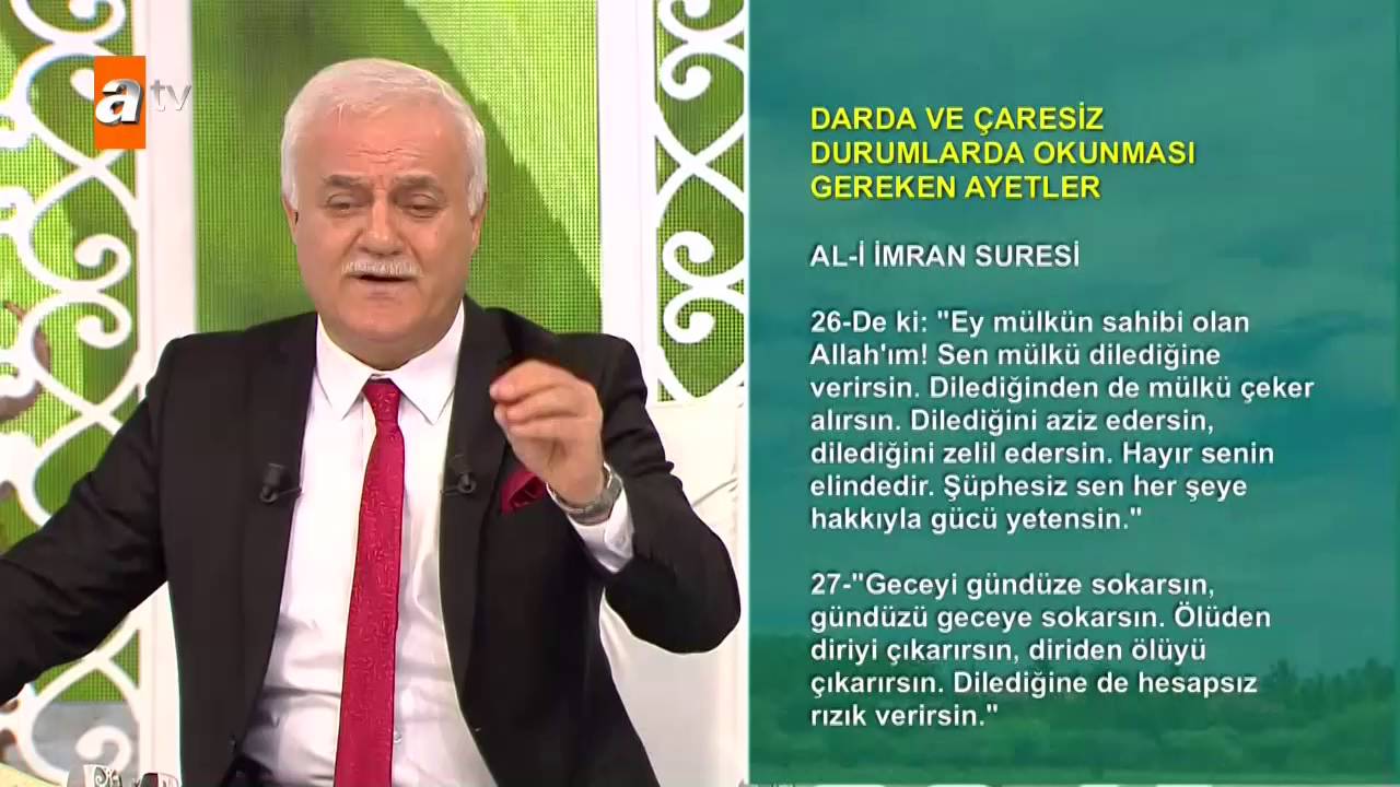 Darda ve çaresiz durumlarda okunması gereken ayetler - atv