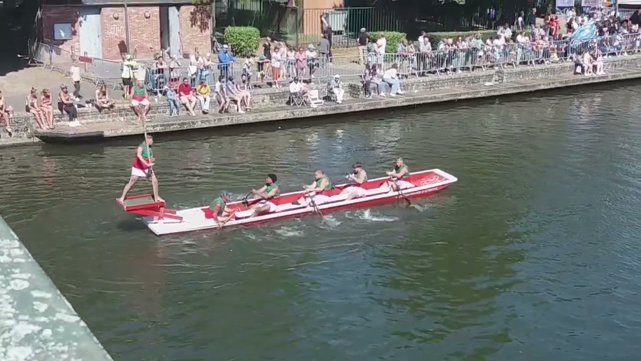 Surprise à Lobbes: le championnat de FRANCE de joute nautique