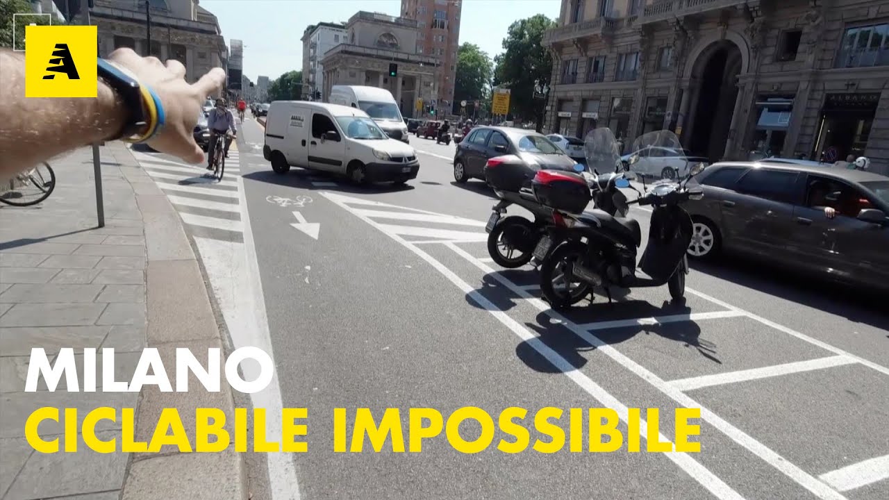 Milano: ecco la pista ciclabile più assurda d'Europa