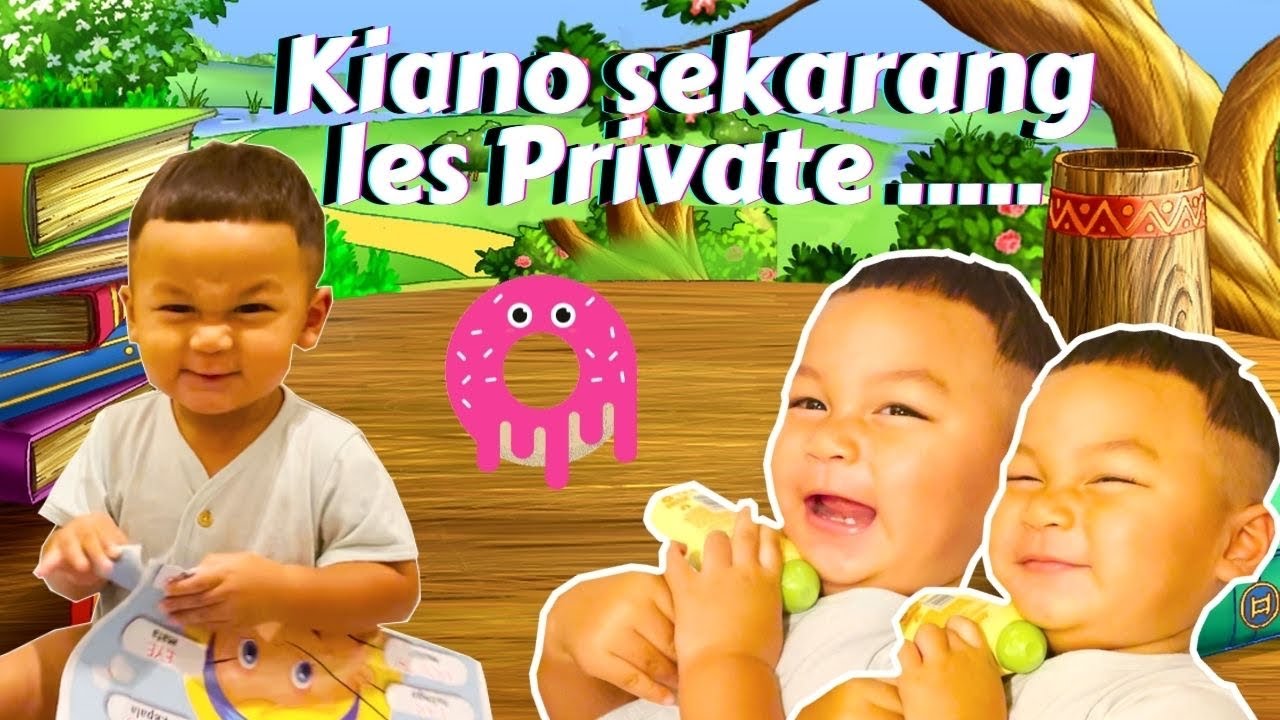 KIANO SEMAKIN PINTER DI AJARI GURU PRIVATE BARU 😂😂😇🤗