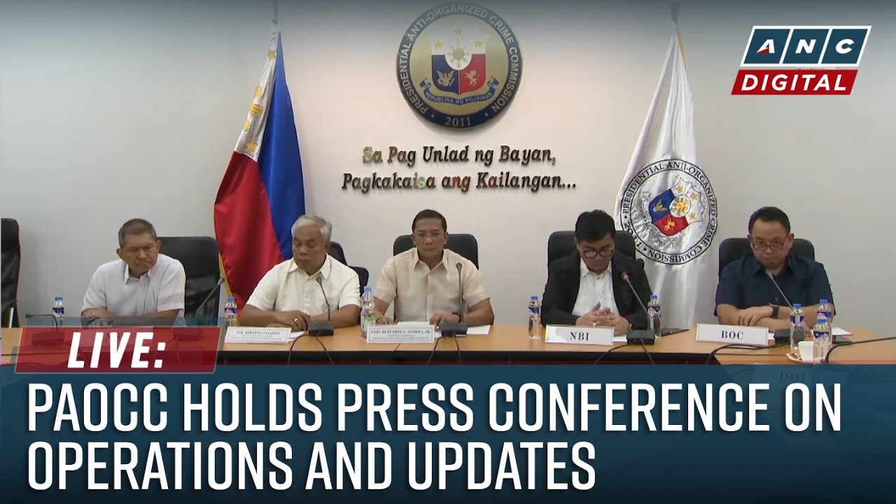 LIVE: PAOCC holds press briefing on major operations and updates | May 19, 2026