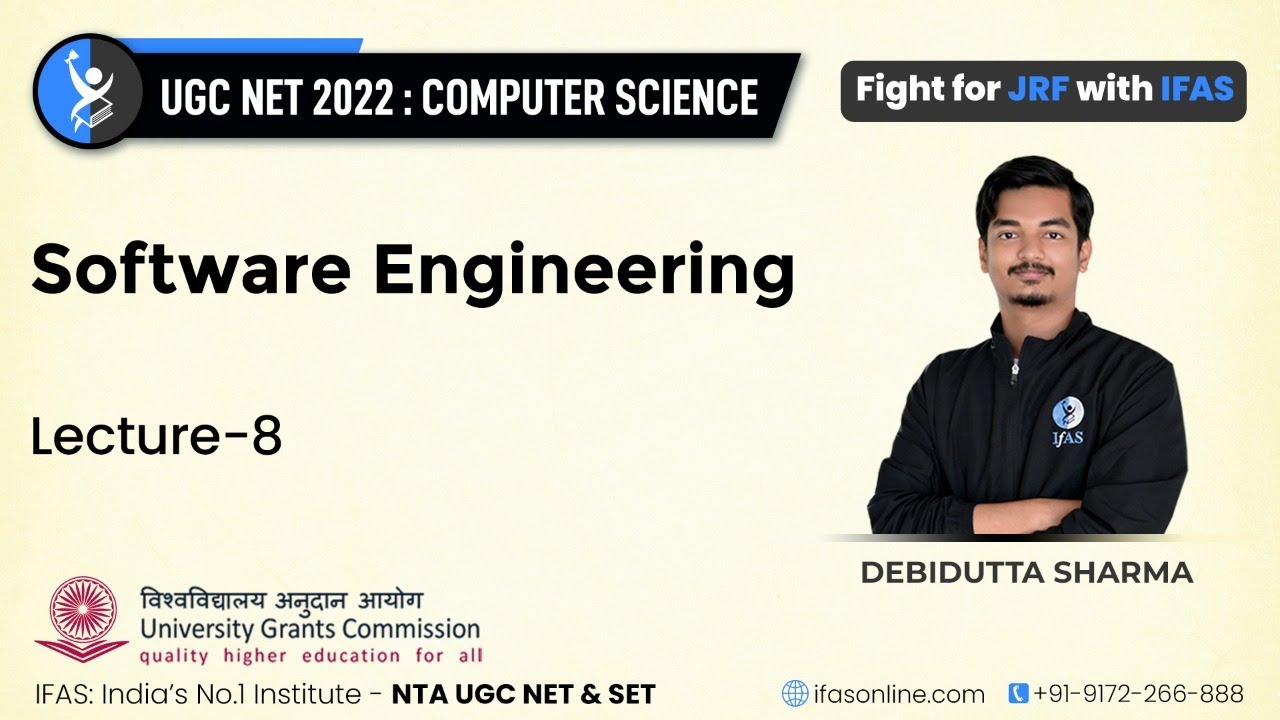 NTA UGC-NET |  Computer Science |  Software Engineering  | L8 |  IFAS